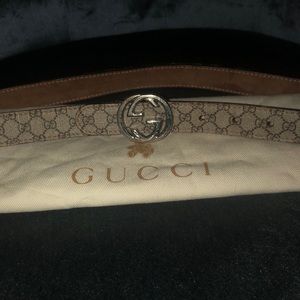 Gucci GG supreme belt